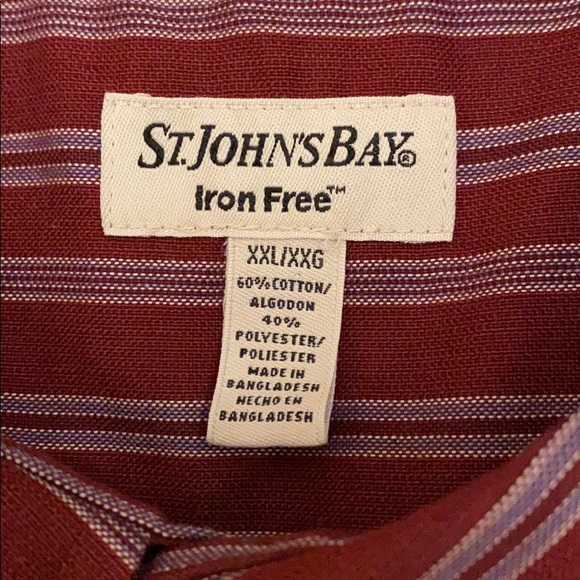 St. John’s Bay Iron Free long sleeve shirt, XXL - Picture 7 of 7